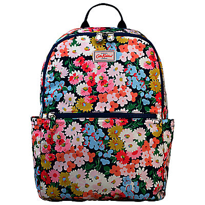 Cath Kidston Daisy Bed Foldaway Backpack, Navy Cath Kidston Daisy Bed Foldaway Backpack, Navy